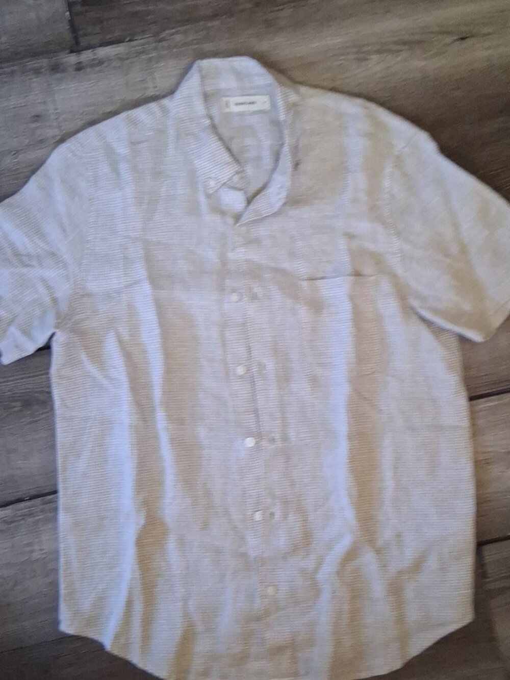Everlane  Men's Medium European  FLAX  Linen S/S  SHIRT
